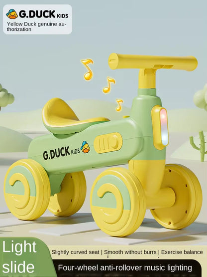 Baby's Balance scooter 4 wheel | Music | Lights
