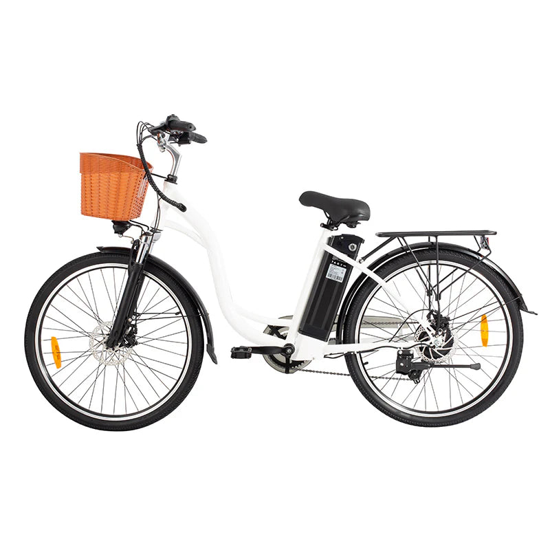 HK-C6 | Step-Thru Electric Bike | Motor 500-750W | 48V 12.5Ah removeable battery | 6 Speed Shimano