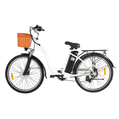 HK-C6 | Step-Thru Electric Bike | Motor 500-750W | 48V 12.5Ah removeable battery | 6 Speed Shimano
