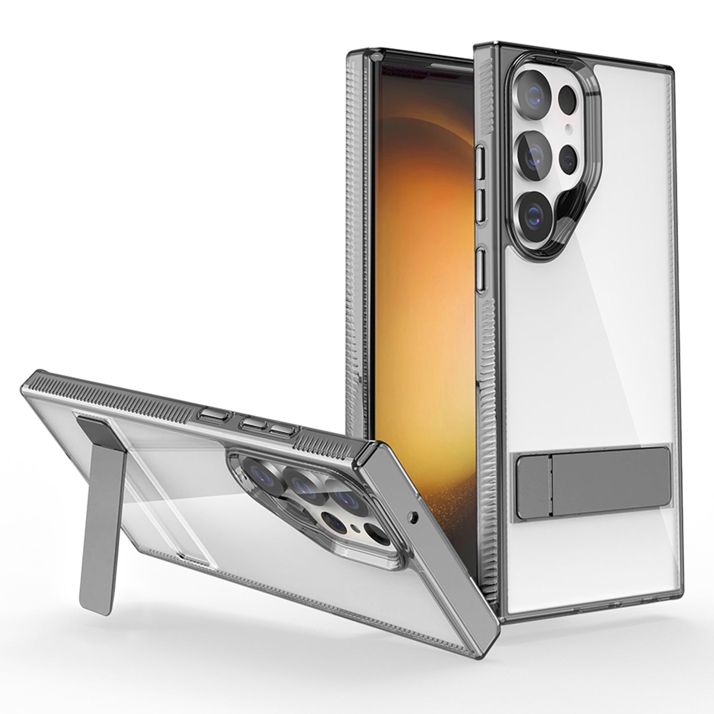 Samsung Galaxy S23 Ultra 5G High Transparent Holder Phone Case