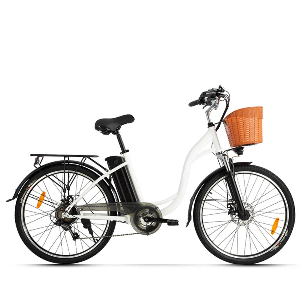 HK-C6 | Step-Thru Electric Bike | Motor 500-750W | 48V 12.5Ah removeable battery | 6 Speed Shimano