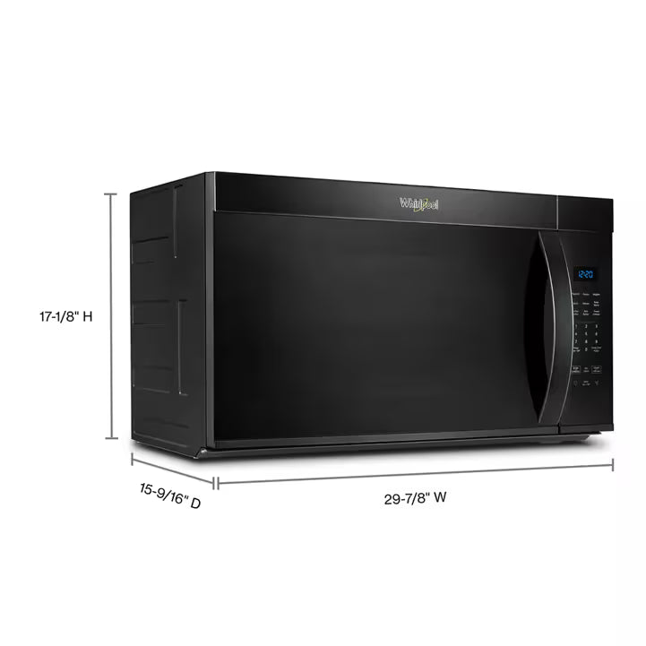 Whirlpool over the ranger microwave