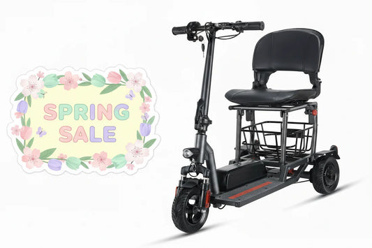 Freedom-3 Foldable Electric Mobility Scooter | 350W | Long Range | Removeable battery